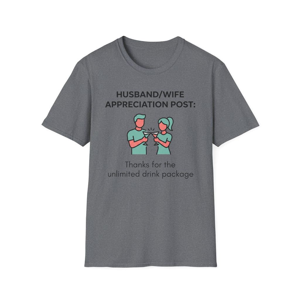 Husband/Wife Drink Package T-Shirt