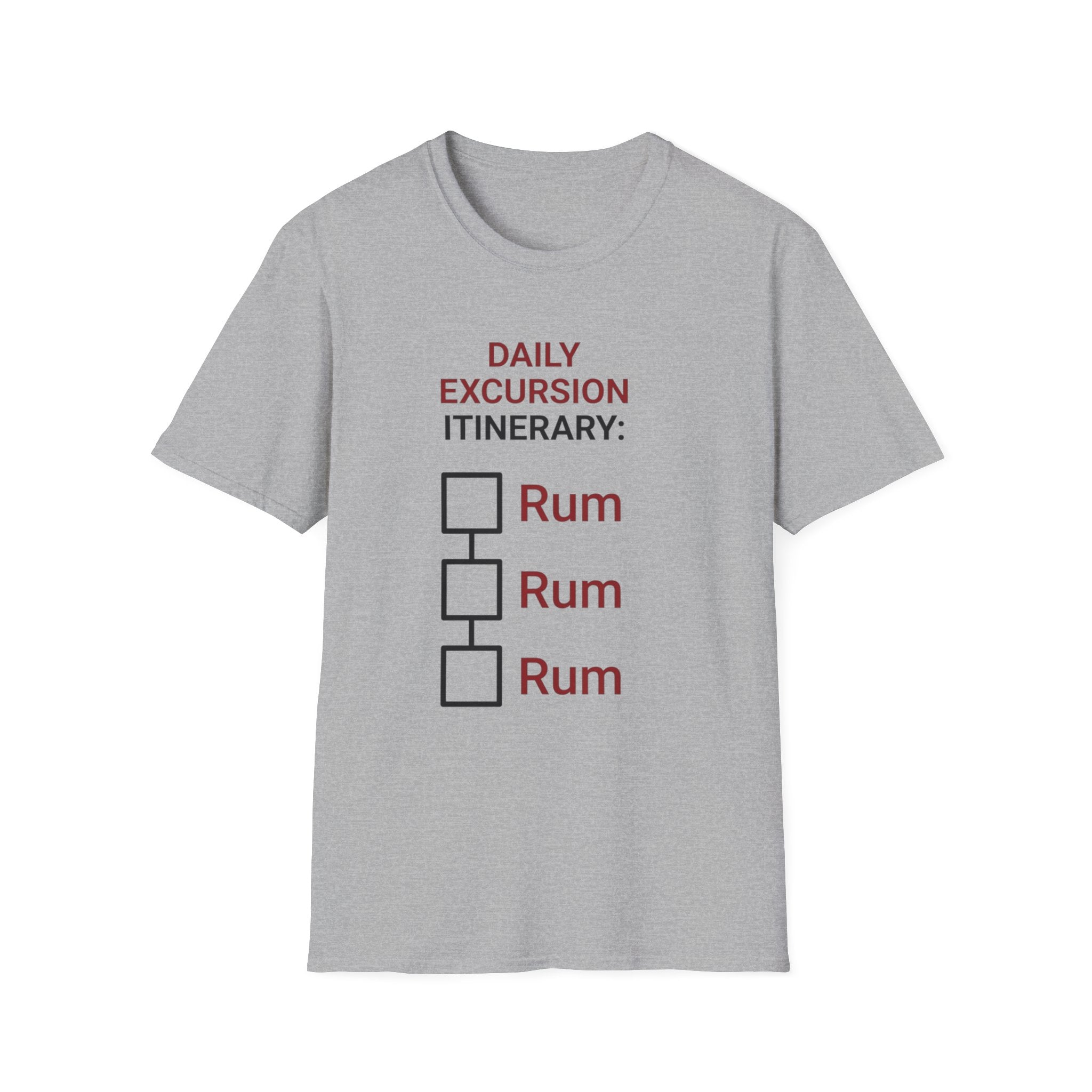Daily Excursion Itinerary 2 T-Shirt