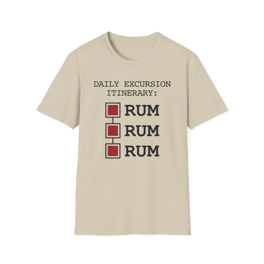 Daily Excursion Itinerary T-Shirt