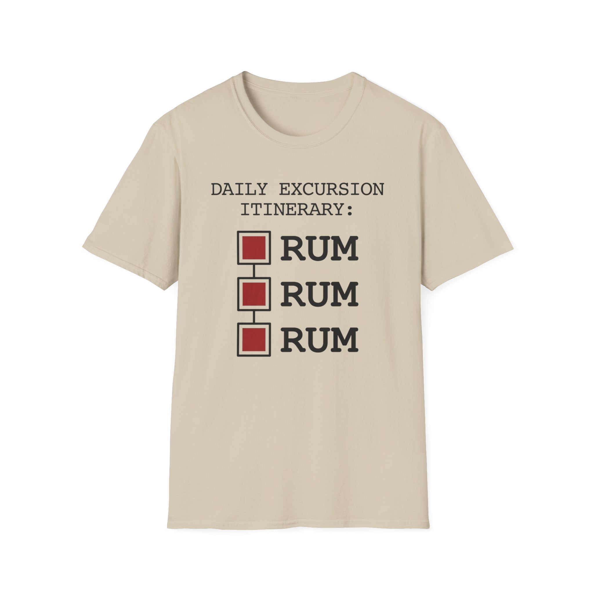 Daily Excursion Itinerary T-Shirt