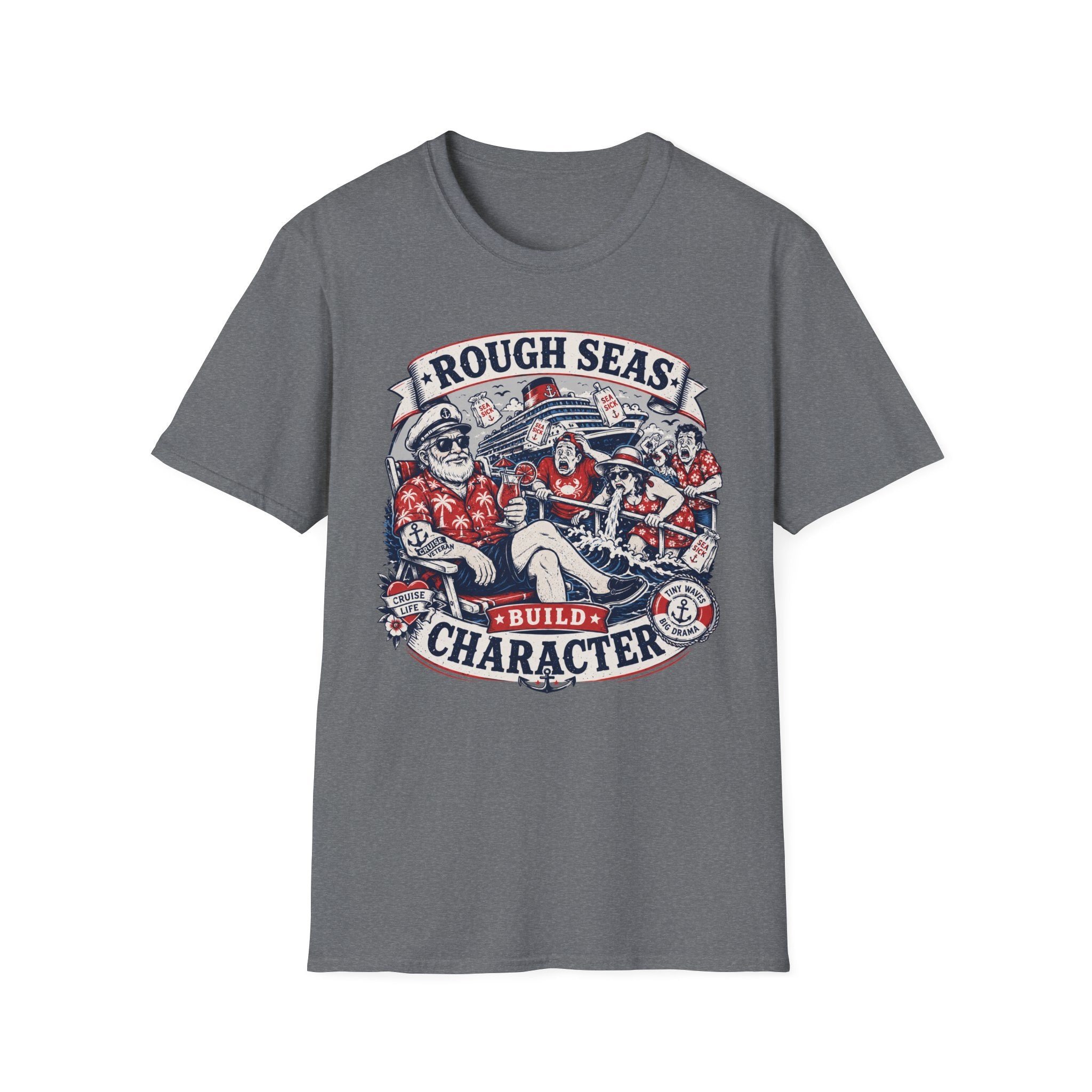 Rough Seas Build Character T-Shirt