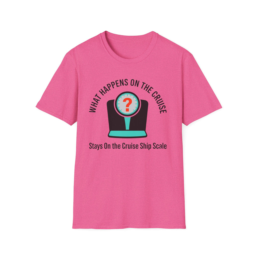 What Happens On The Cruise Stays On The Cruise Ship Scale T-Shirt