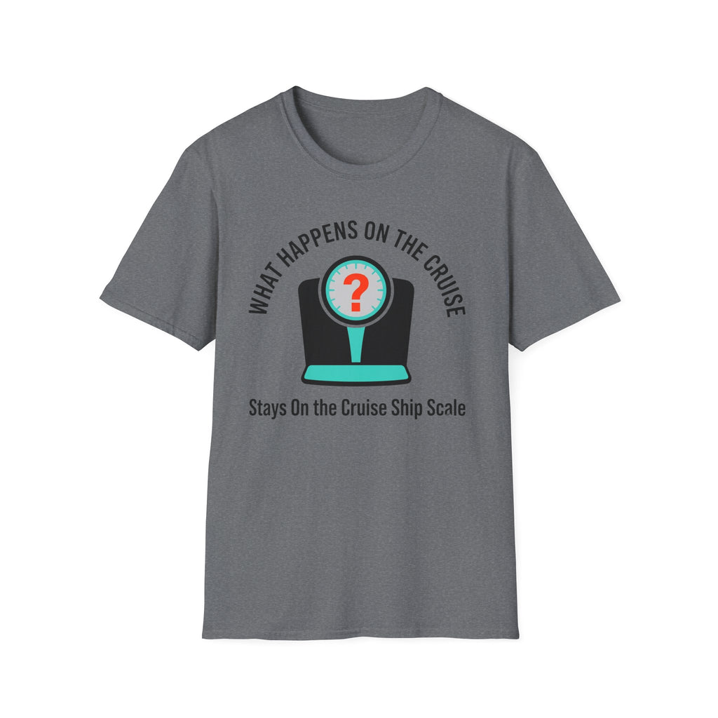 What Happens On The Cruise Stays On The Cruise Ship Scale T-Shirt
