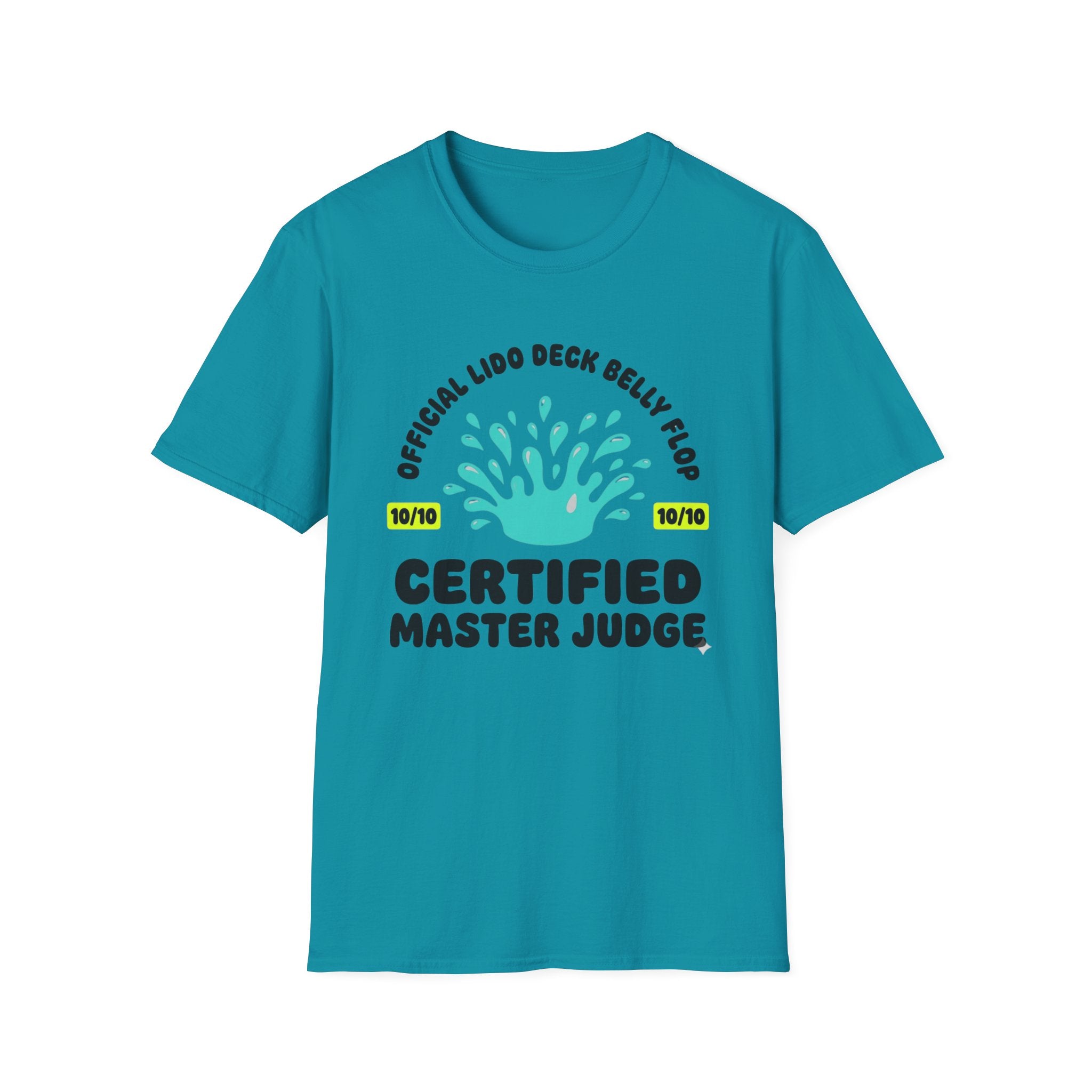 Official Lido Deck Belly Flop Master Judge T-Shirt