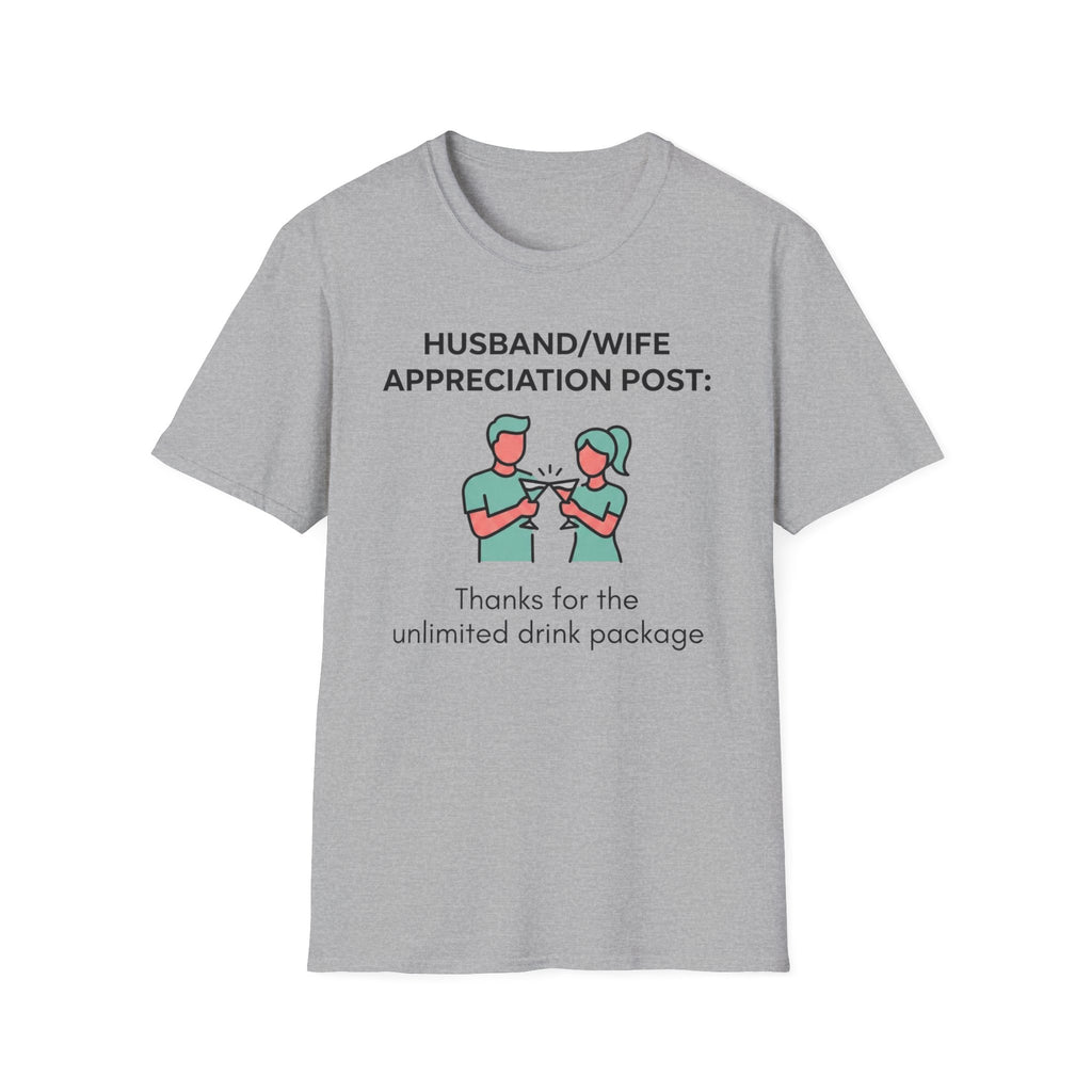 Husband/Wife Drink Package T-Shirt
