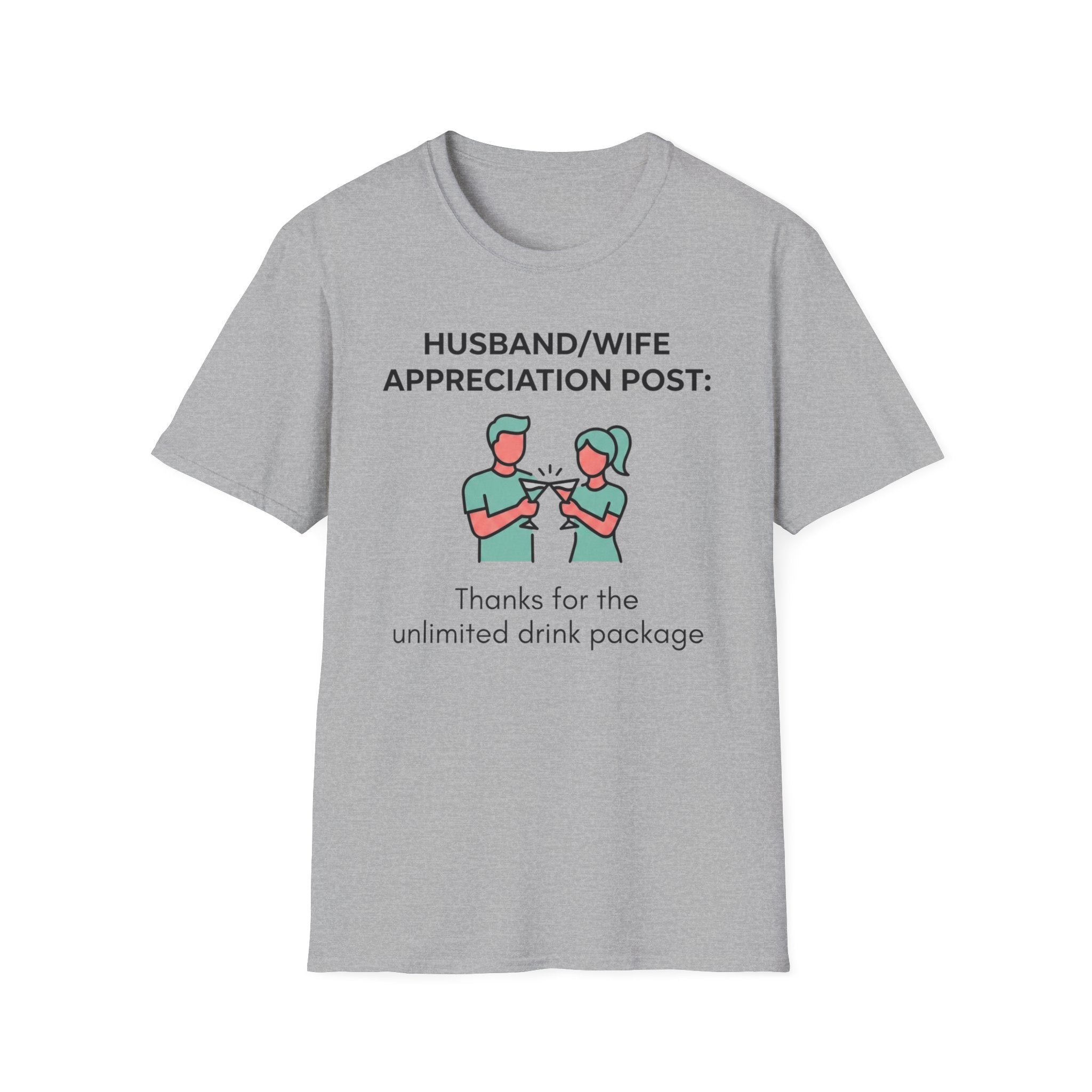 Husband/Wife Drink Package T-Shirt