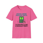 Cruise Drink Package Math 15 Cocktails T-Shirt