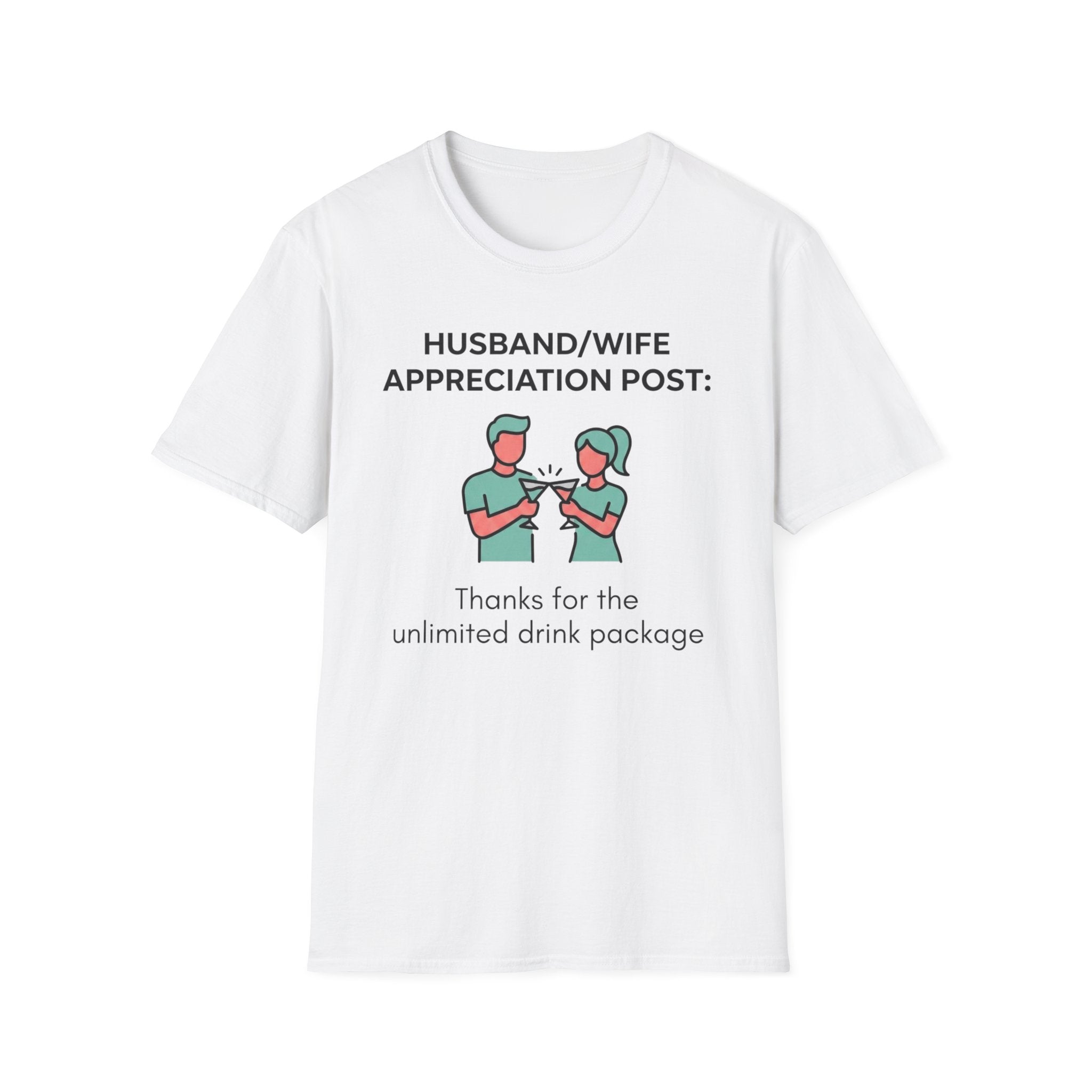Husband/Wife Drink Package T-Shirt