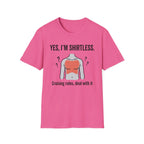 Yes I'm Shirtless Cruising Rules Deal With It T-Shirt