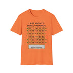 Last Nights Bingo Winner T-Shirt