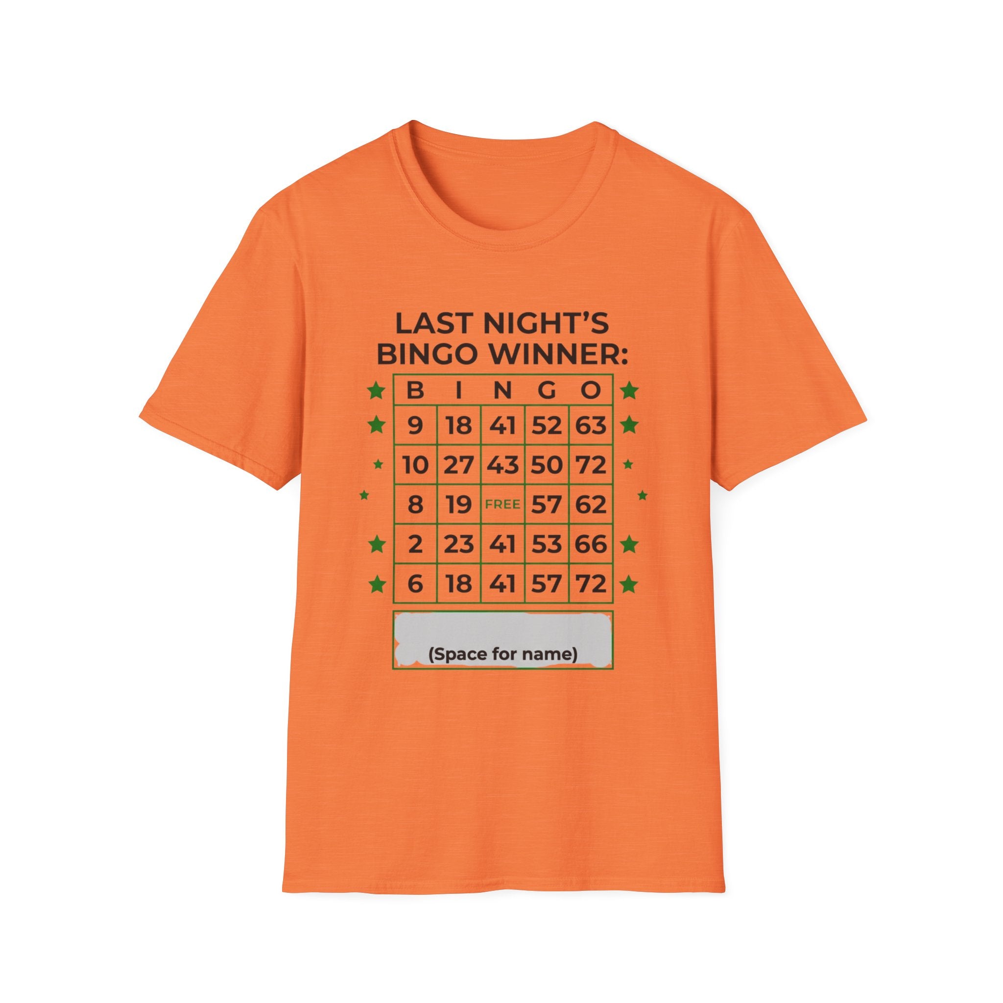 Last Nights Bingo Winner T-Shirt