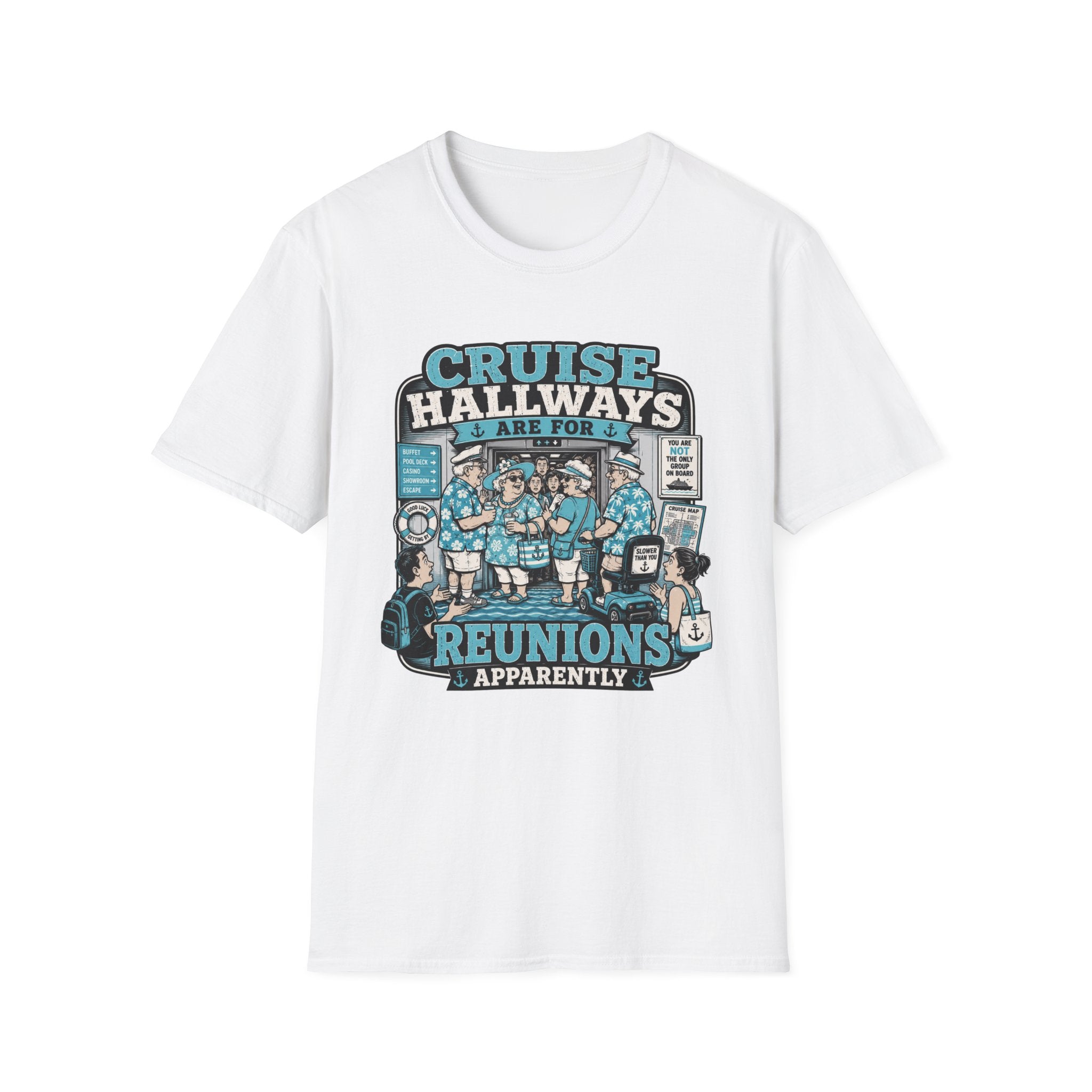 Cruise Hallways Are For Reunions T-Shirt