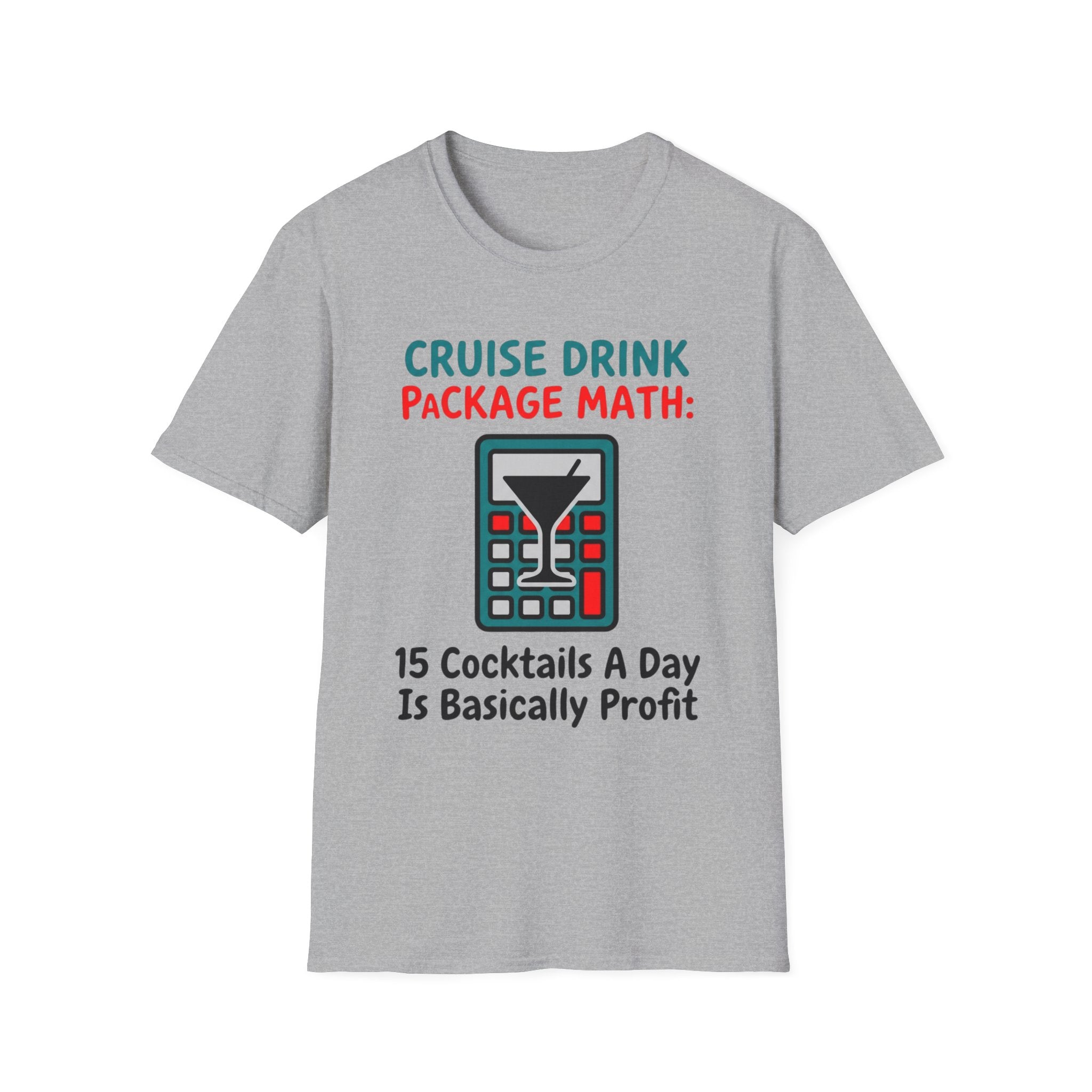 Cruise Drink Package Math T-Shirt