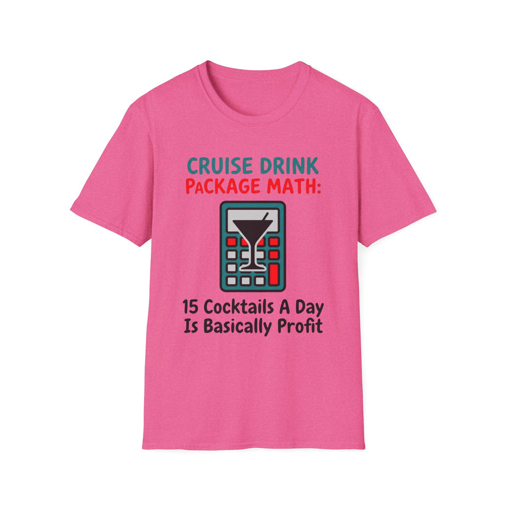 Cruise Drink Package Math T-Shirt