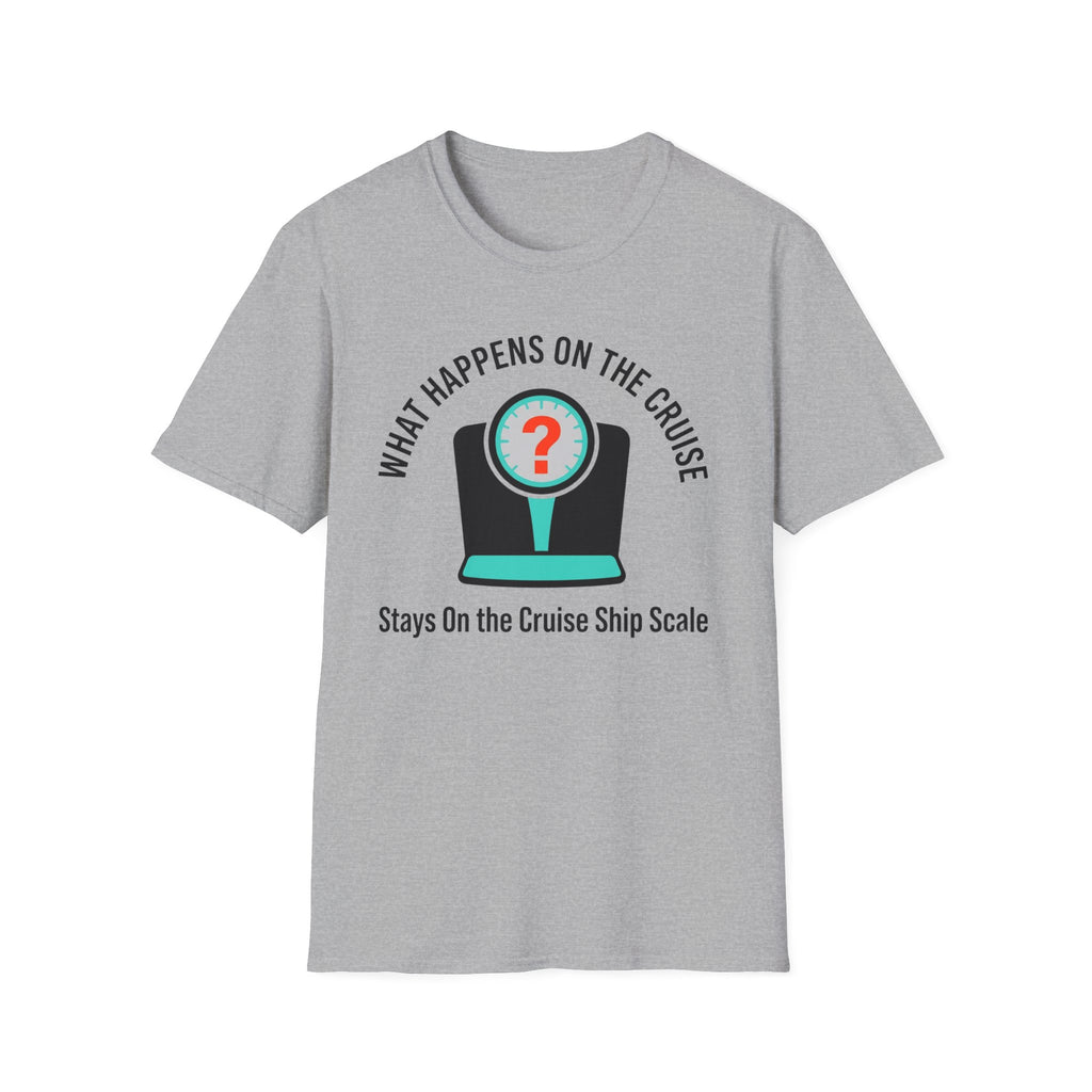 What Happens On The Cruise Stays On The Cruise Ship Scale T-Shirt
