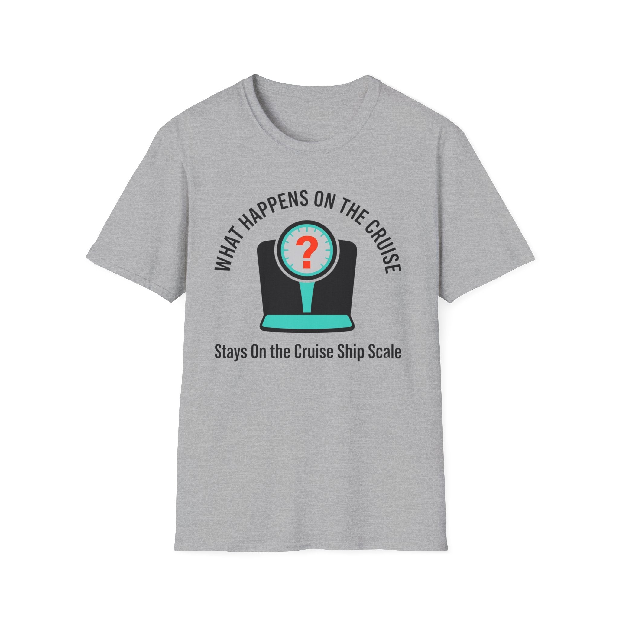 What Happens On The Cruise Stays On The Cruise Ship Scale T-Shirt
