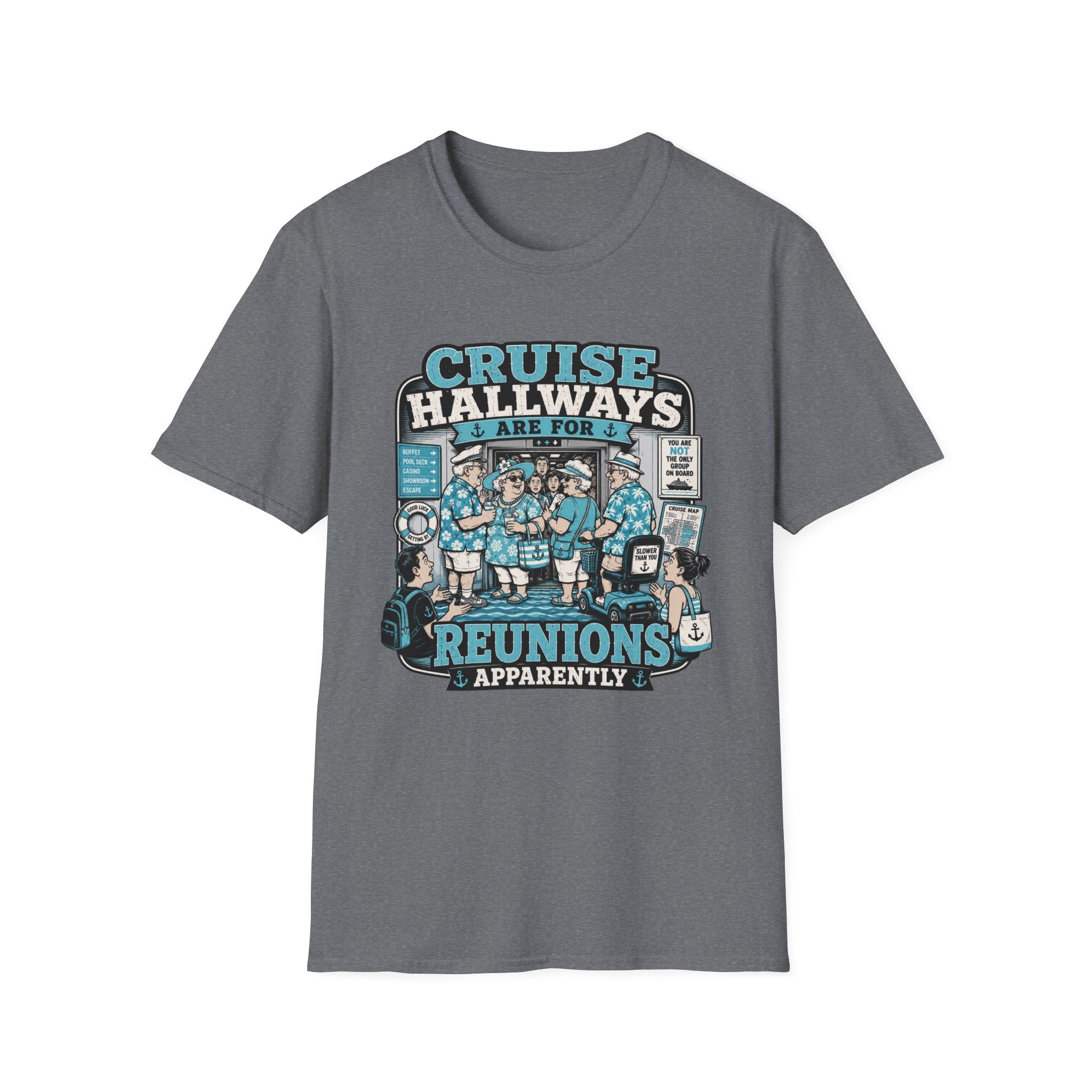 Cruise Hallways Are For Reunions T-Shirt