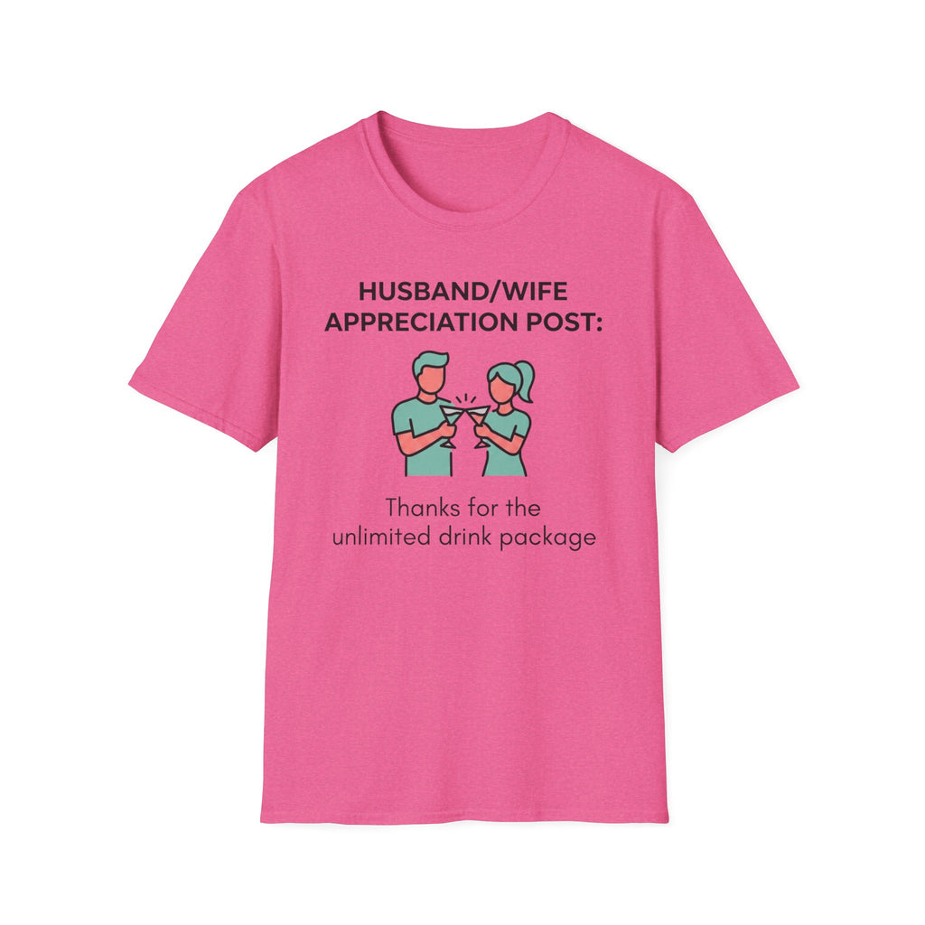 Husband/Wife Drink Package T-Shirt