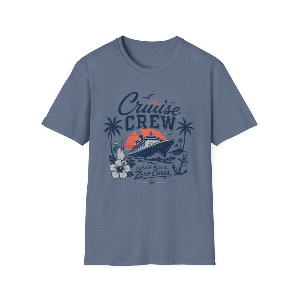 Cruise Crew Ocean Air Zero Cares T-Shirt
