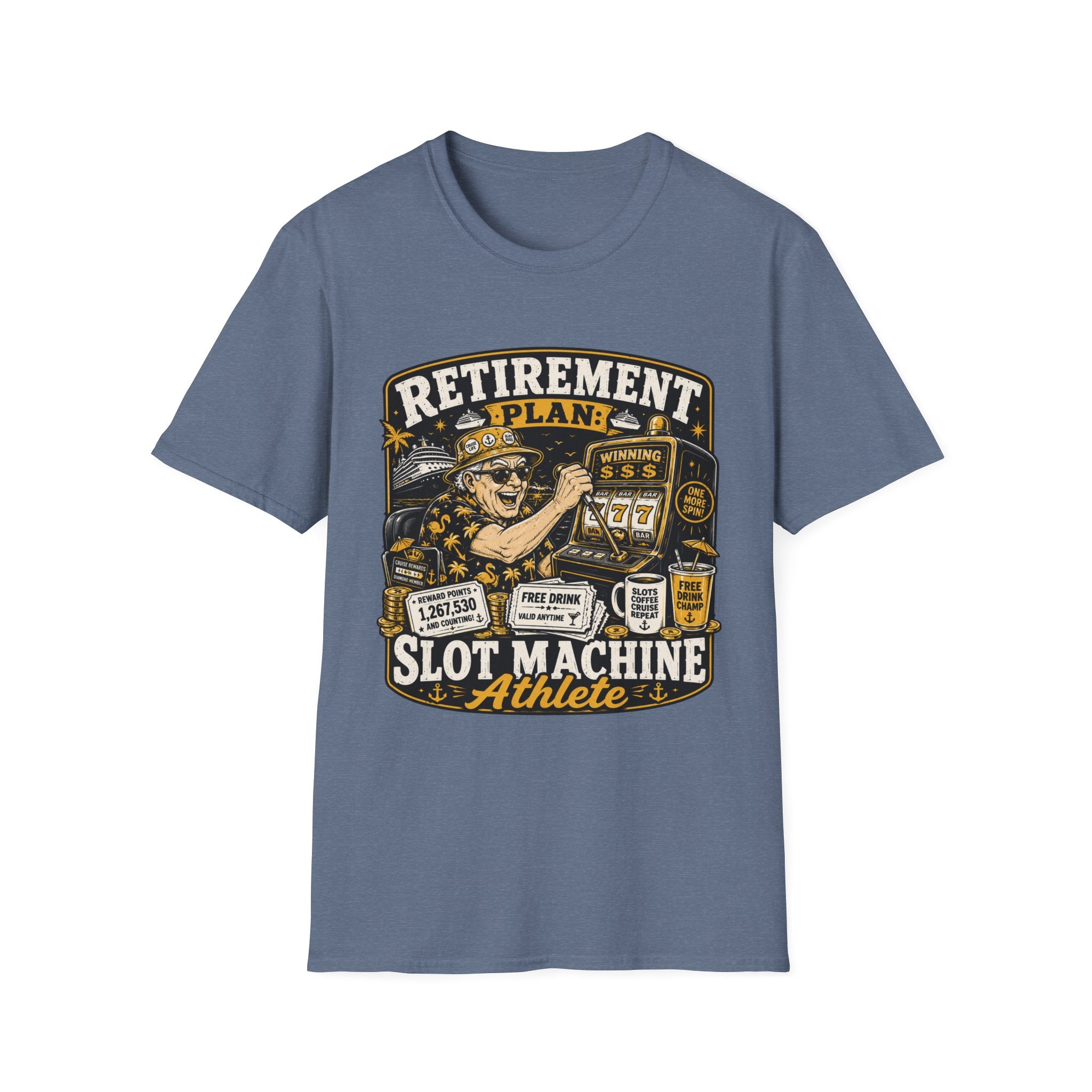 Retirement Plan-Slot MAchine Athlete T-Shirt