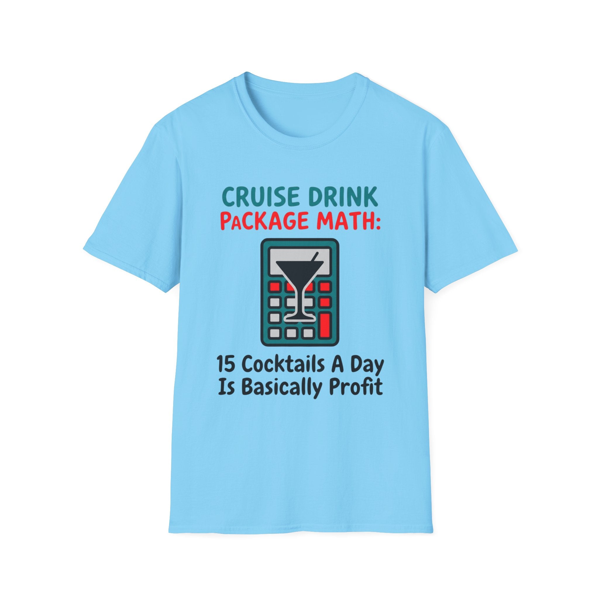 Cruise Drink Package Math T-Shirt
