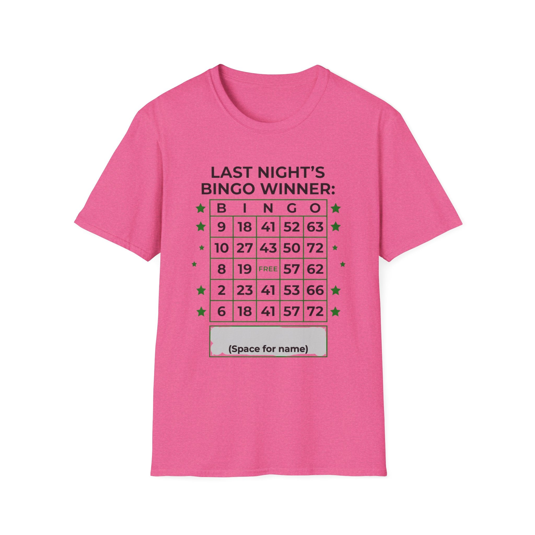 Last Nights Bingo Winner T-Shirt