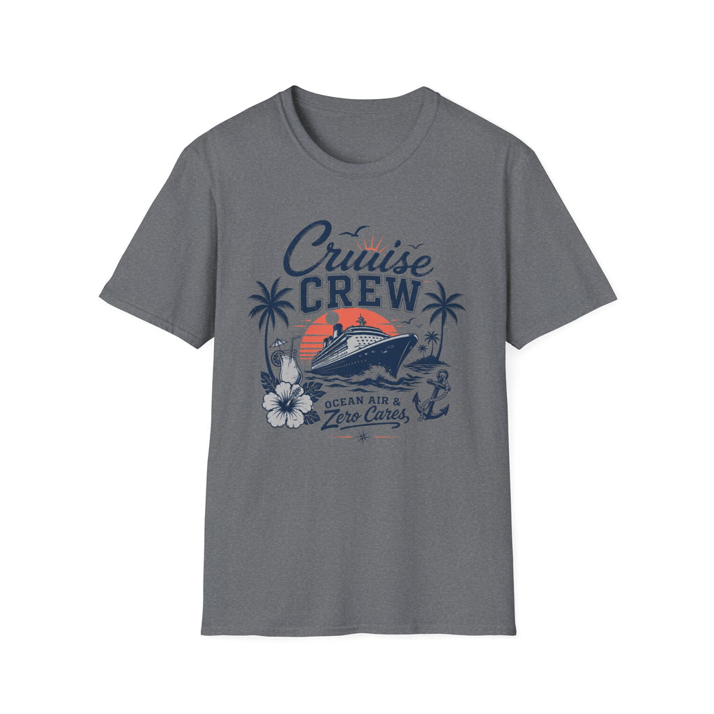 Cruise Crew Ocean Air Zero Cares T-Shirt