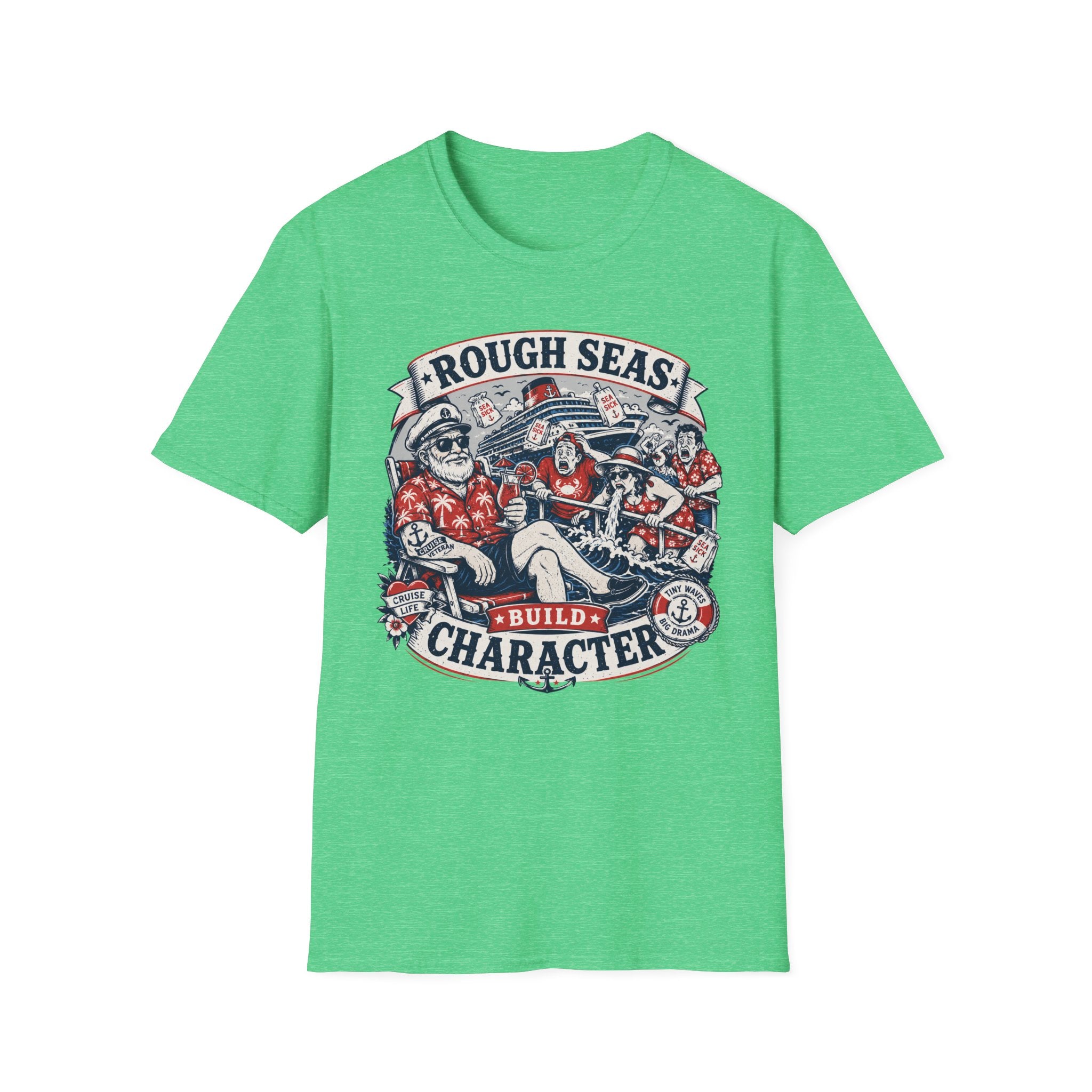 Rough Seas Build Character T-Shirt