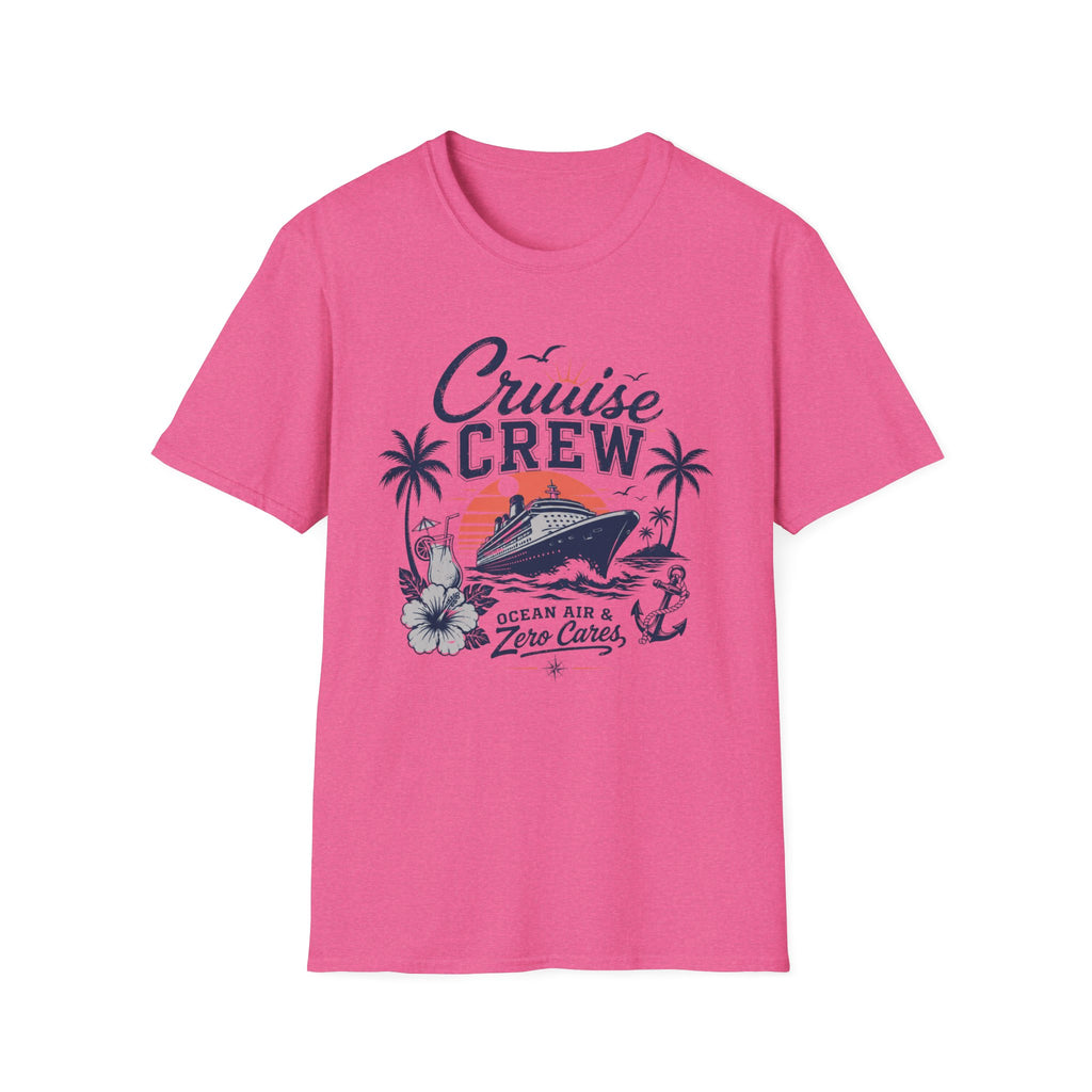 Cruise Crew Ocean Air Zero Cares T-Shirt
