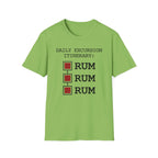 Daily Excursion Itinerary T-Shirt