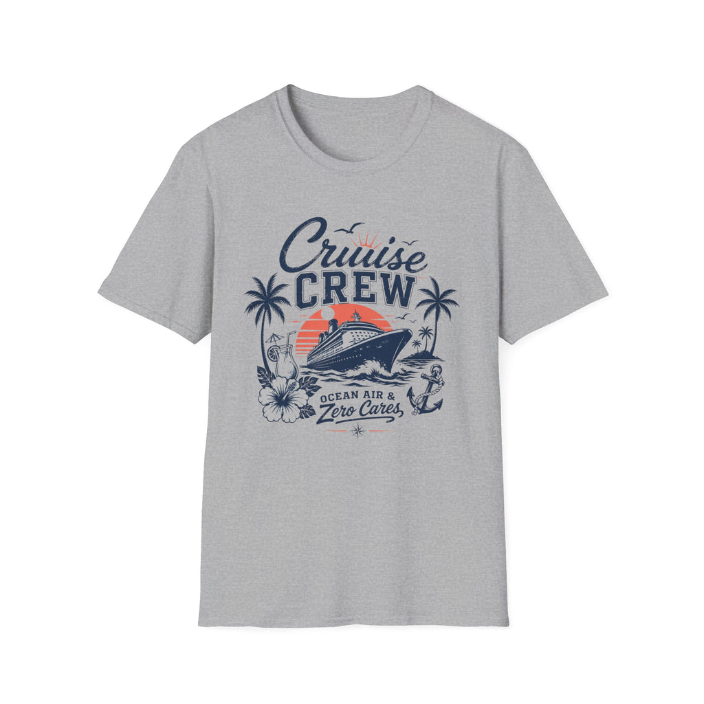 Cruise Crew Ocean Air Zero Cares T-Shirt