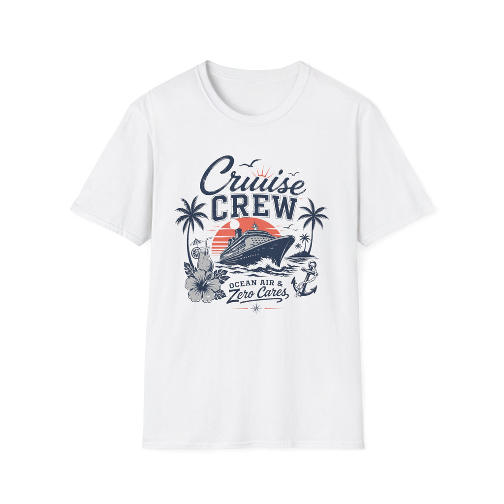 Cruise Crew Ocean Air Zero Cares T-Shirt