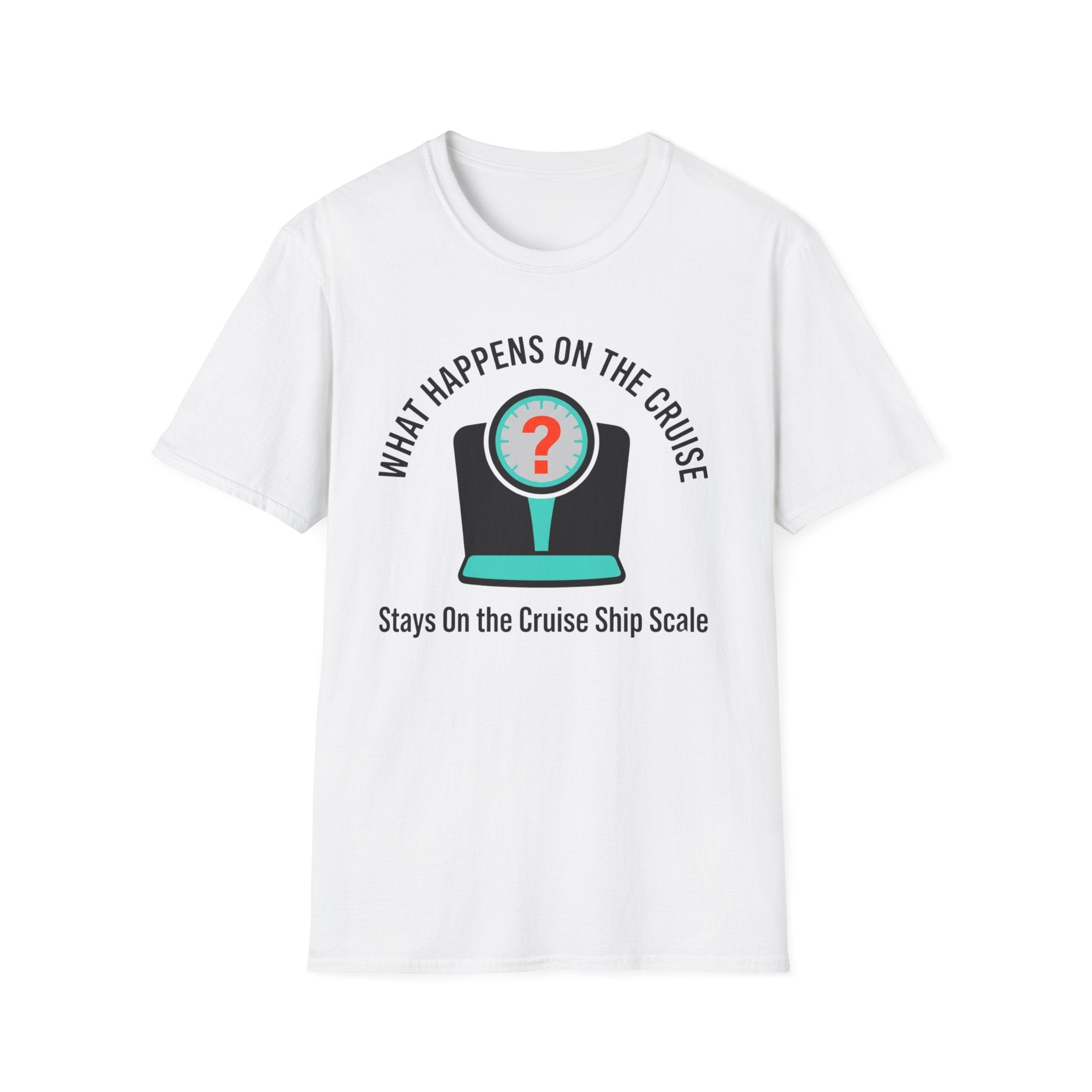 What Happens On The Cruise Stays On The Cruise Ship Scale T-Shirt