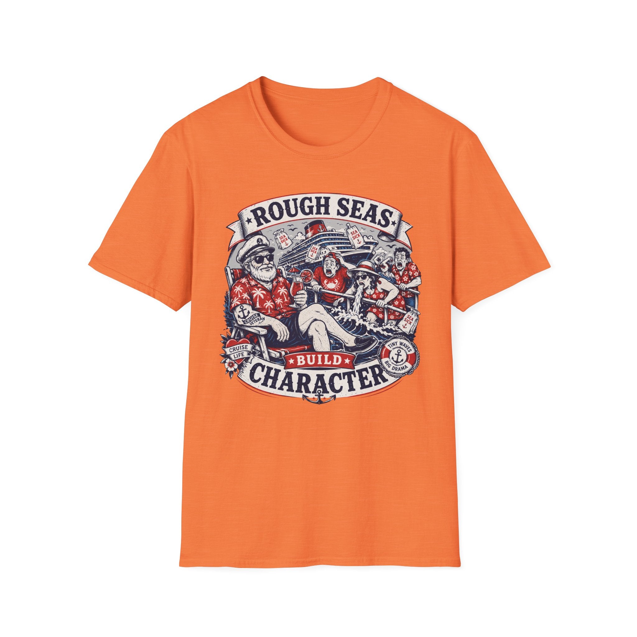 Rough Seas Build Character T-Shirt