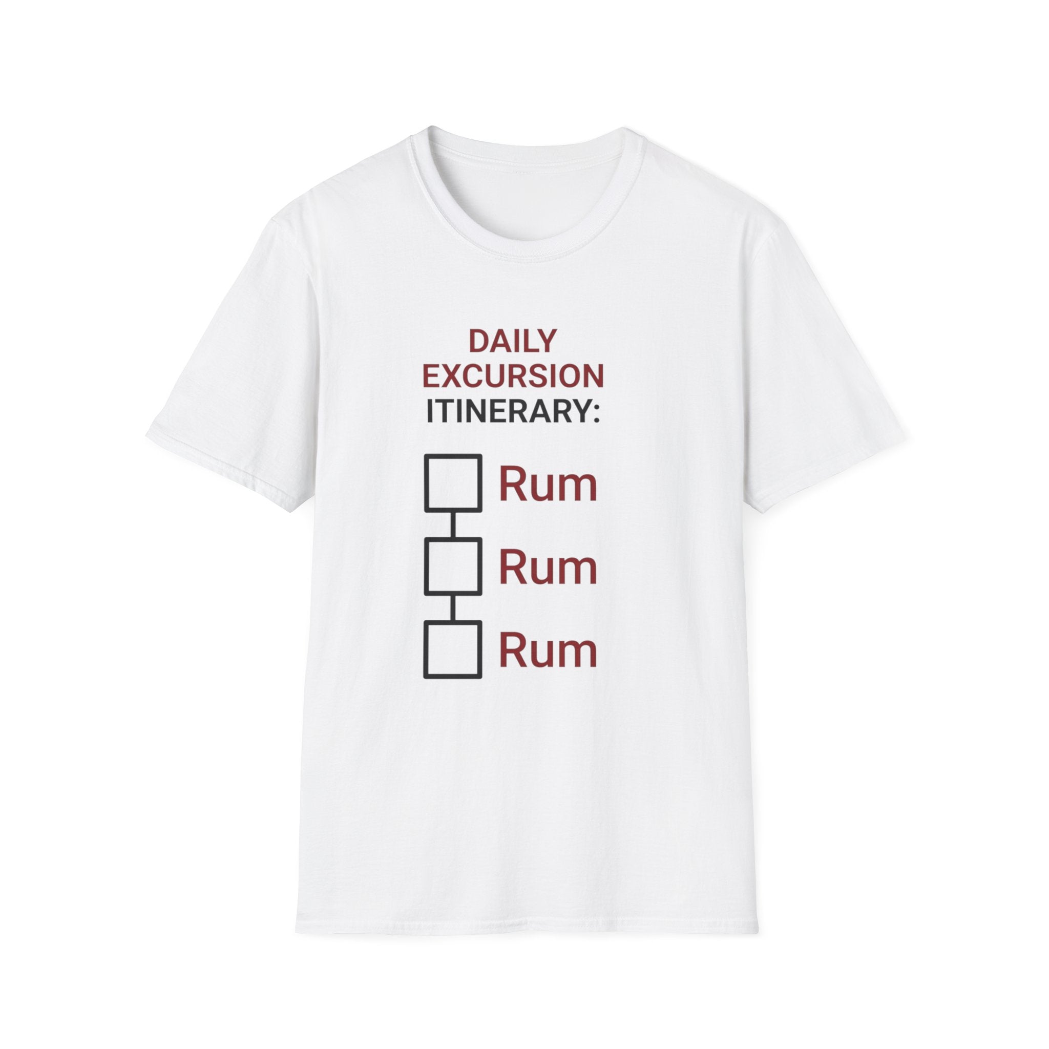 Daily Excursion Itinerary 2 T-Shirt