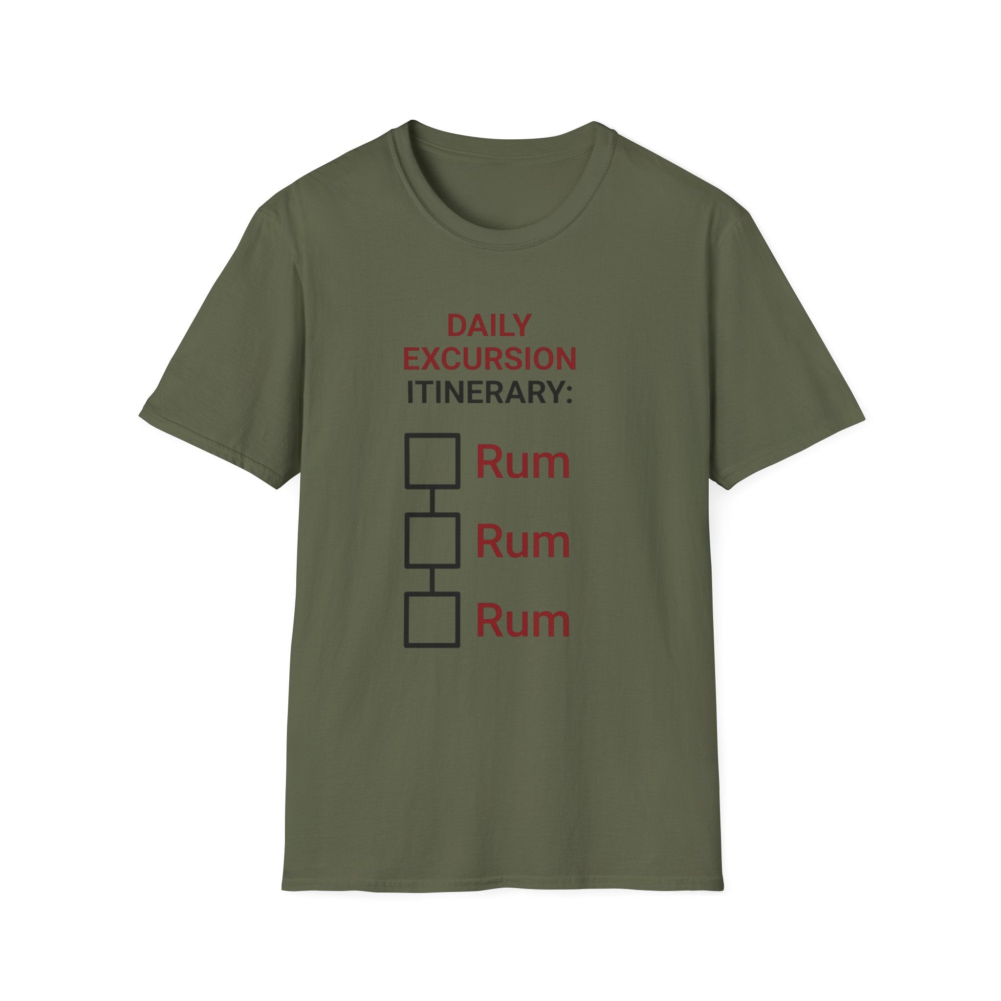 Daily Excursion Itinerary 2 T-Shirt