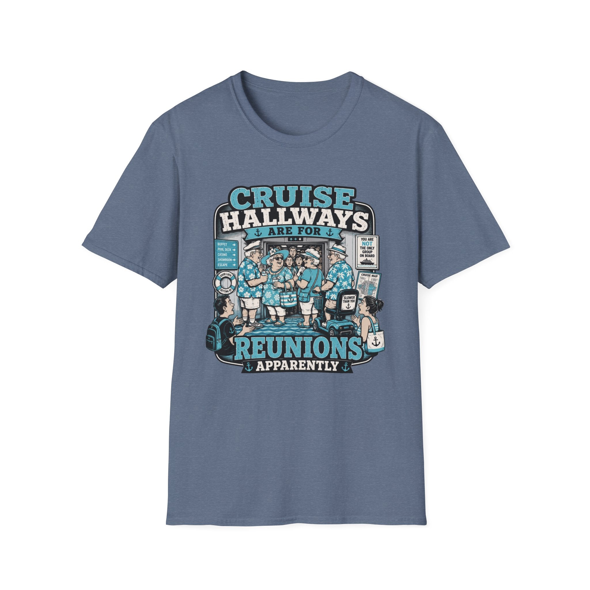 Cruise Hallways Are For Reunions T-Shirt