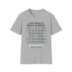 Last Nights Bingo Winner T-Shirt
