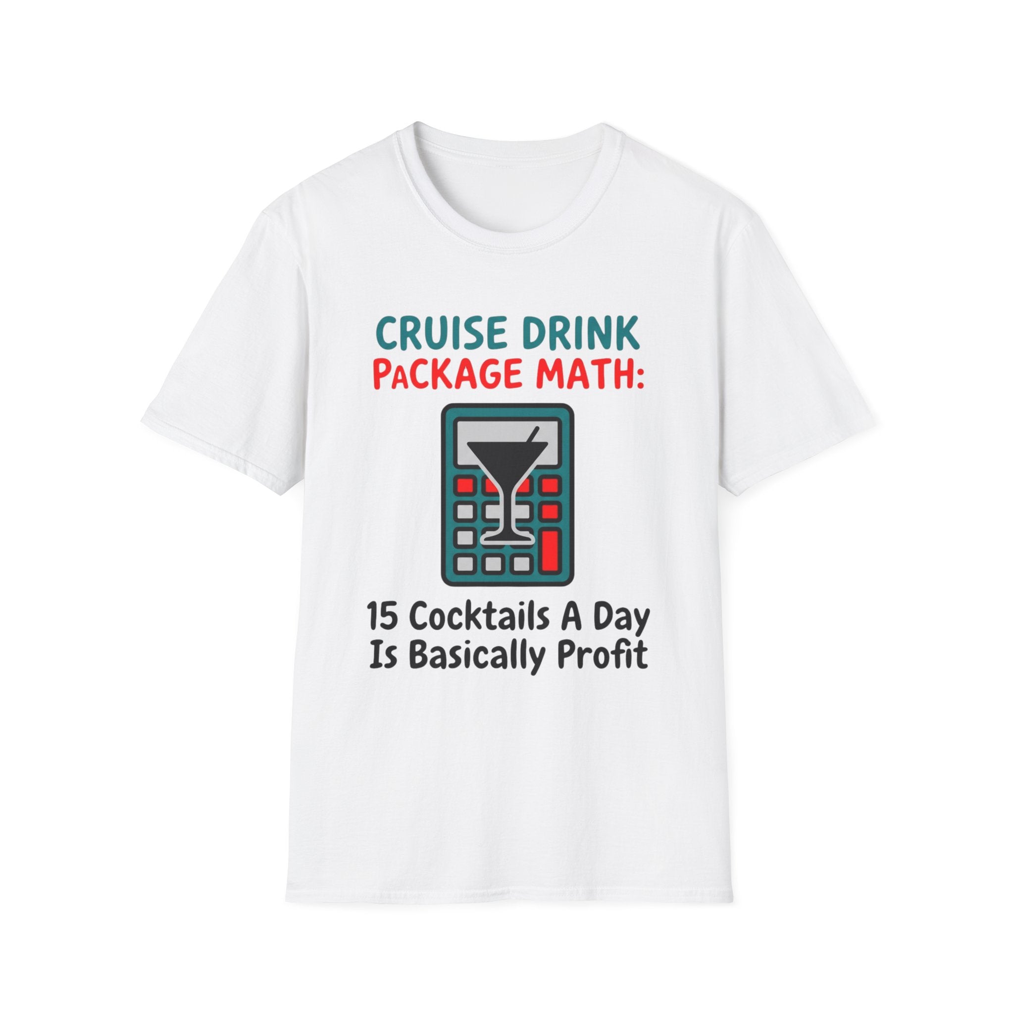 Cruise Drink Package Math T-Shirt