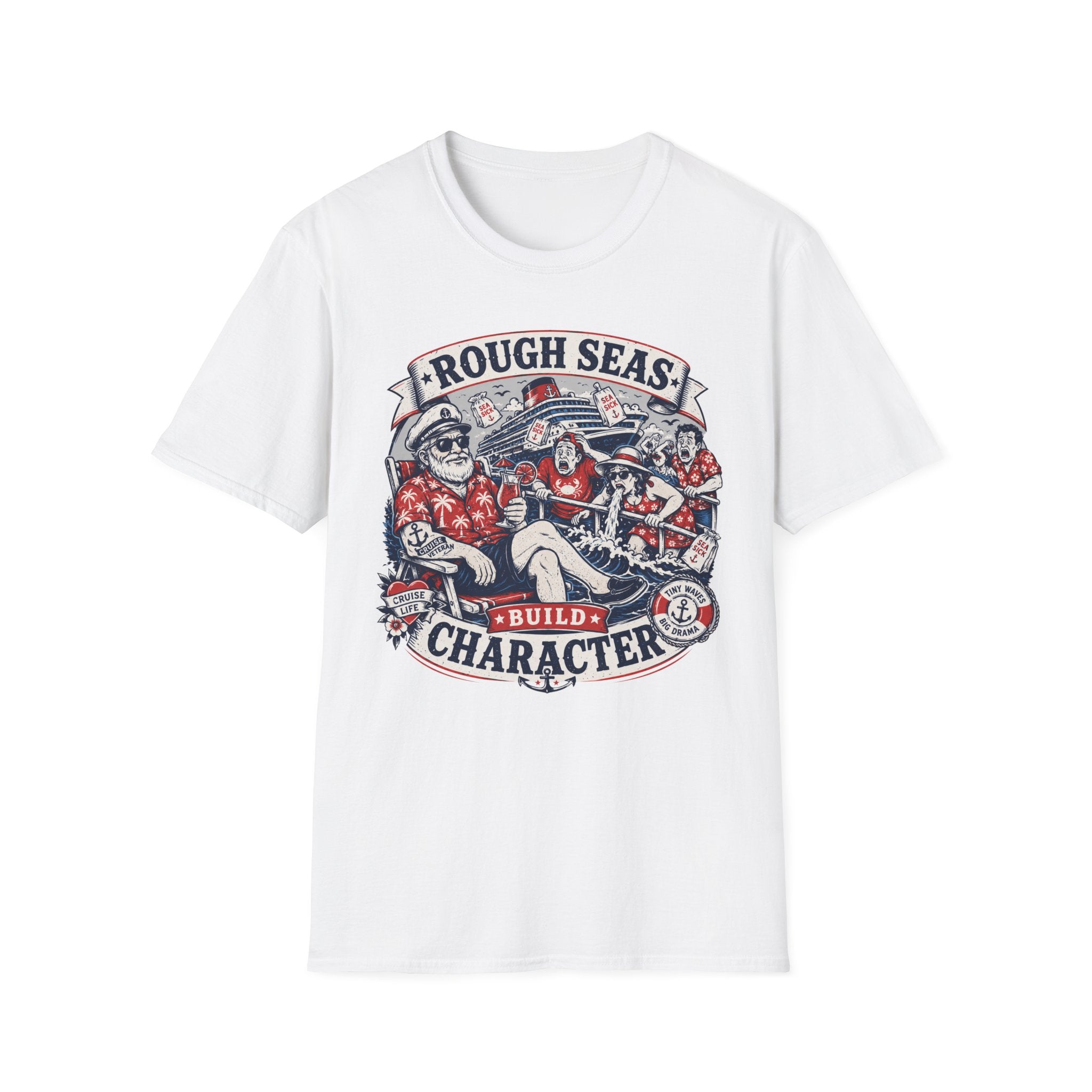 Rough Seas Build Character T-Shirt