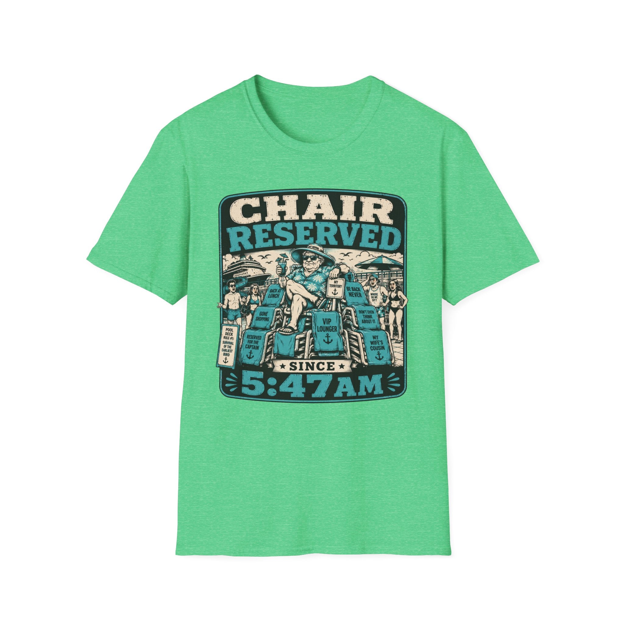 Chair Reserved Since 5:47am T-Shirt