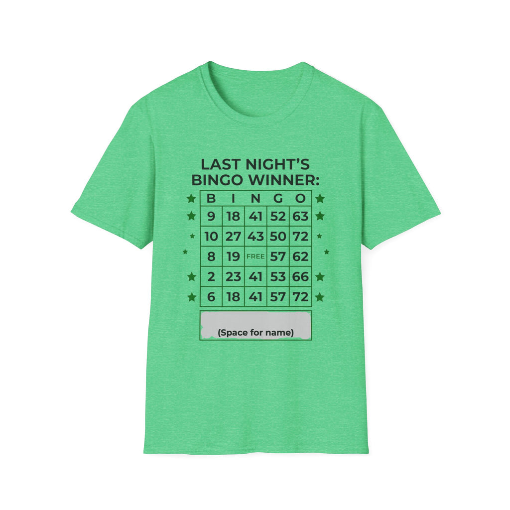 Last Nights Bingo Winner T-Shirt