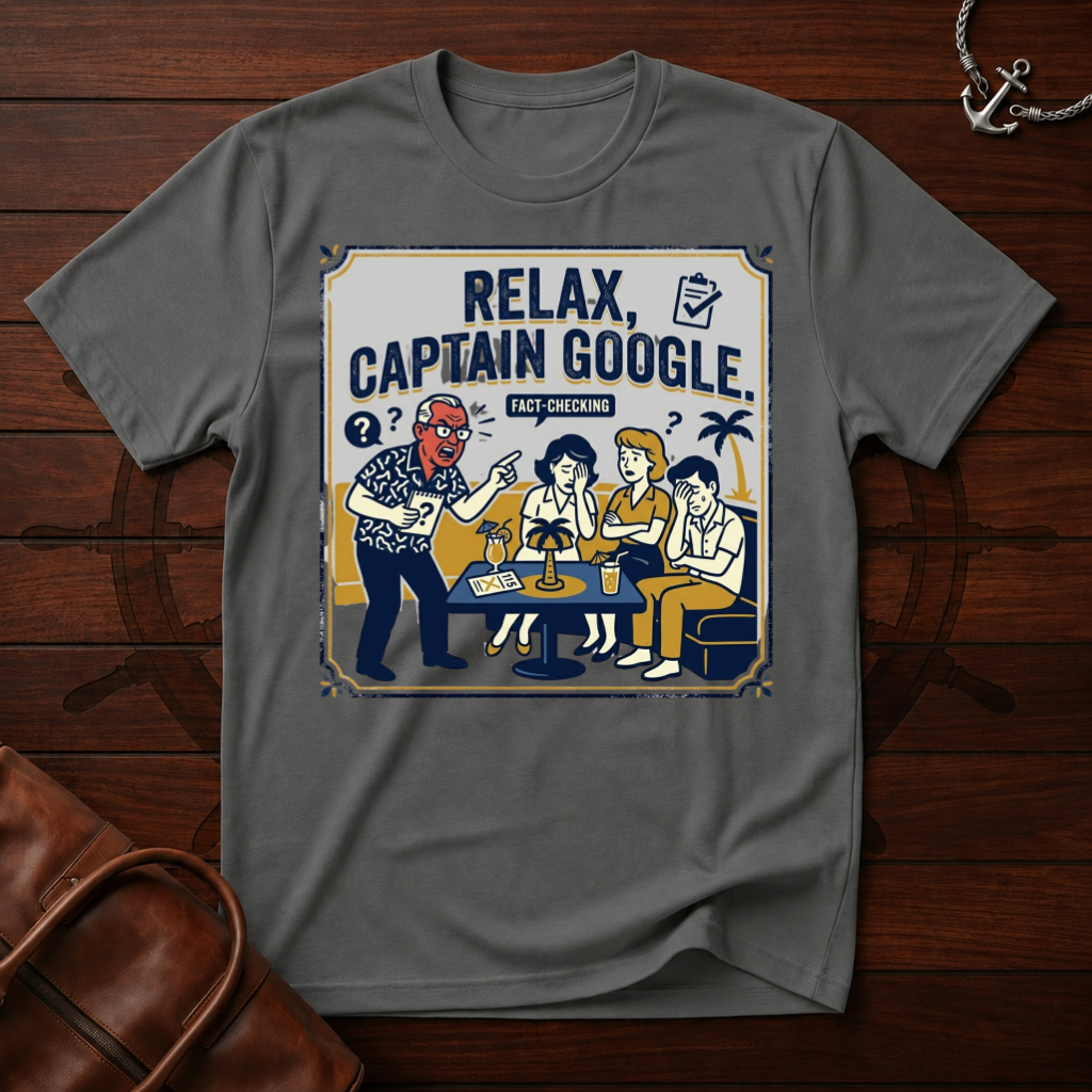 Relax Captain Google T-Shirt