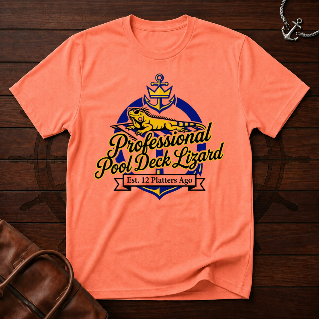 Pool Deck Lizard T-Shirt