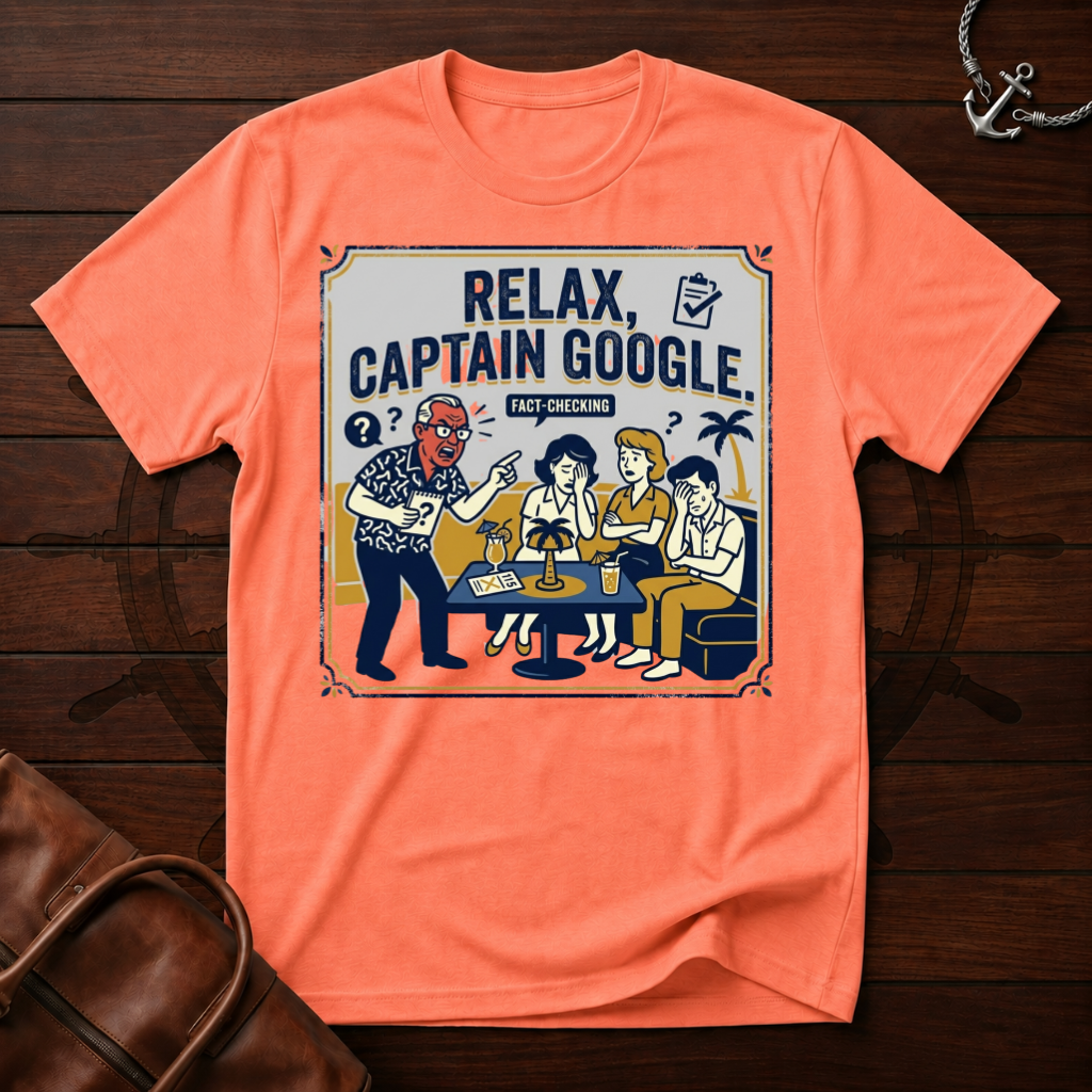 Relax Captain Google T-Shirt