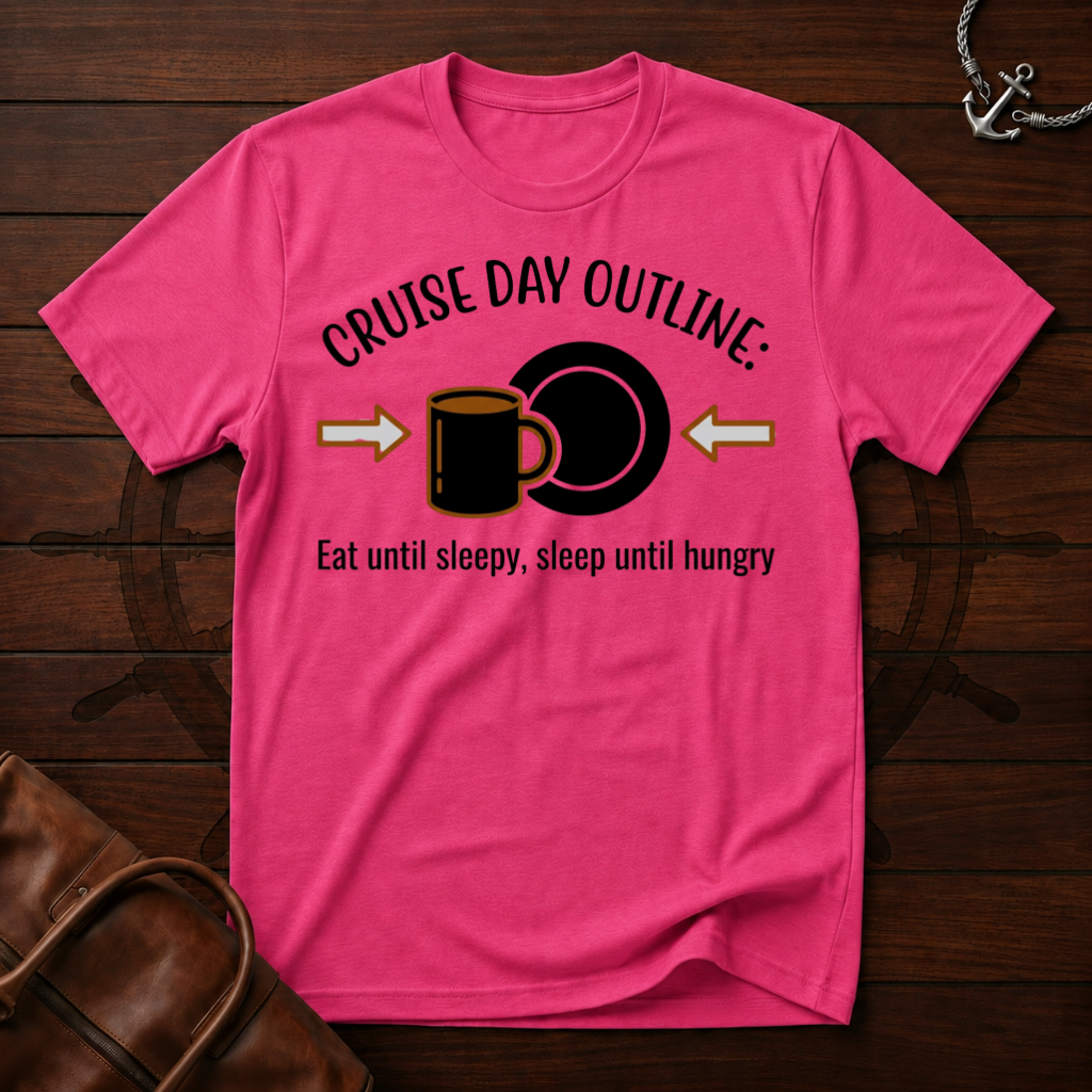 Cruise Day Outline T-Shirt