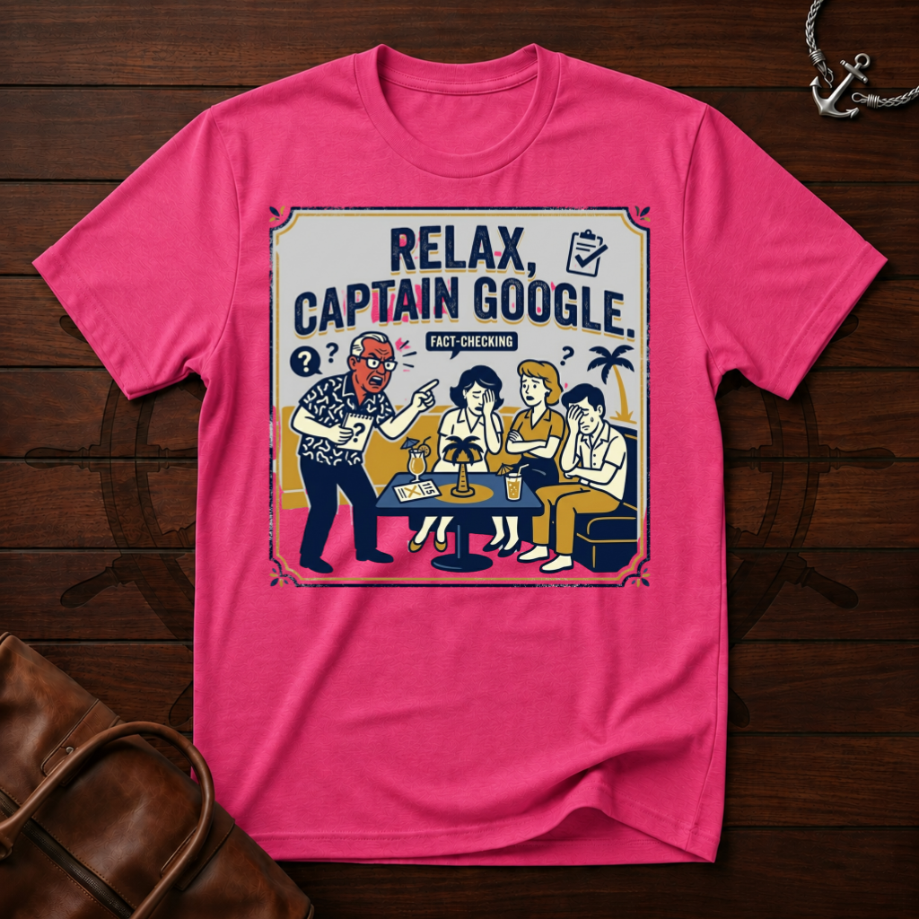 Relax Captain Google T-Shirt