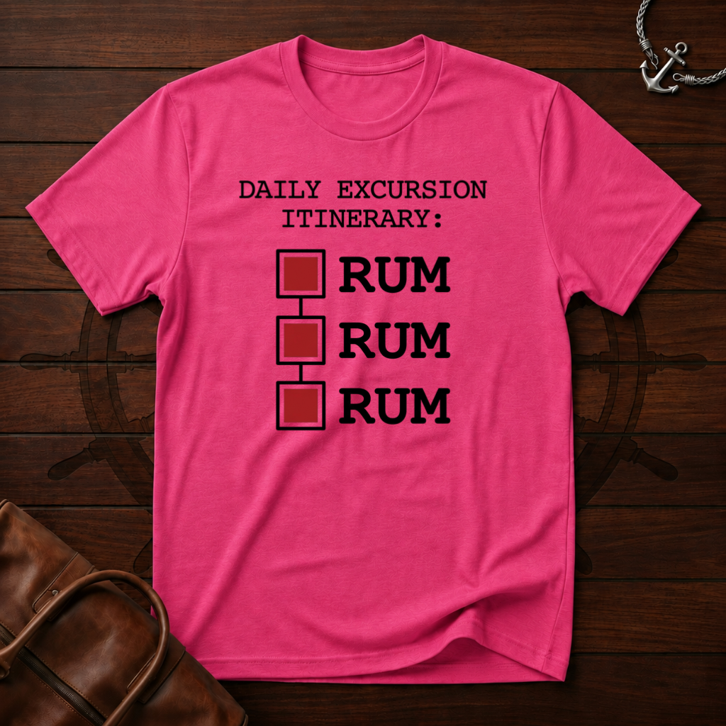 Daily Excursion Itinerary 2 T-Shirt