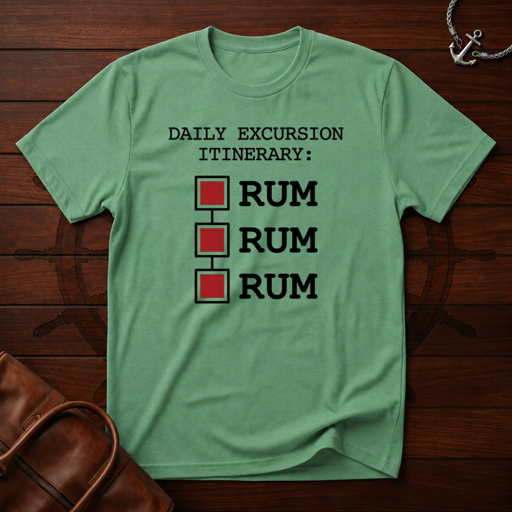 Daily Excursion Itinerary 2 T-Shirt