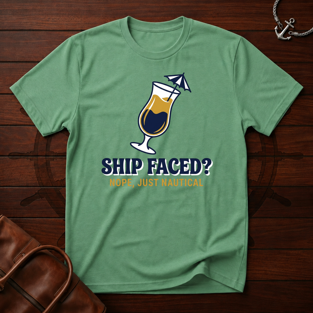 Ship Faced Nautical T-Shirt